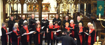 Elgar Chorale giving a concert at St Saviour’s Church, Dartmouth